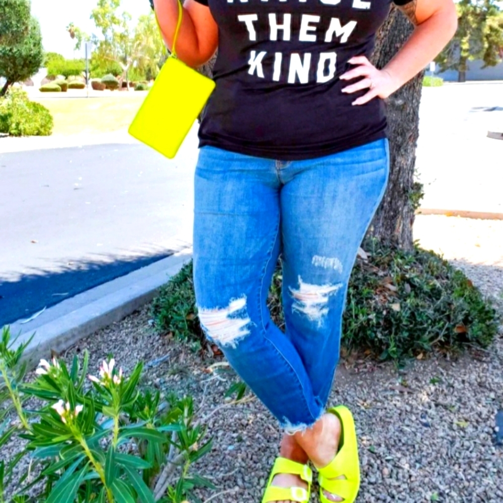 PLUS SIZE JUDY BLUE DESTRUCTED SKINNY JEANS